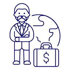 International Business 1 Illustration from UX Line Set