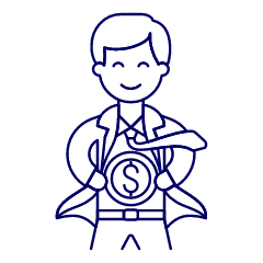 Self Employed 1 Illustration from UX Line Set