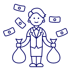 Wealthy Business 3 Illustration from UX Line Set