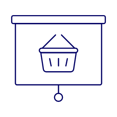 Projector Basket Illustration from UX Line Set