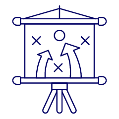 Strategy Presentation Illustration from UX Line Set