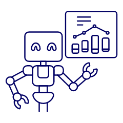 Analysis Robot Illustration from UX Line Set