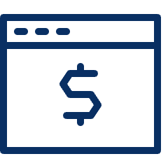 Business Application Window Icon from Cyber Line Set