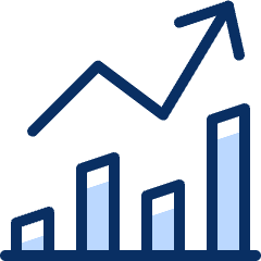Business Chart 3 Icon from Cyber Duotone Set