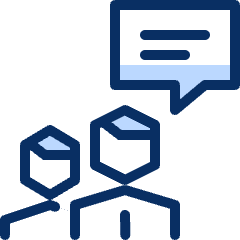 Business Chat 3 Icon from Cyber Duotone Set