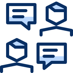 Business Chat 4 Icon from Cyber Duotone Set