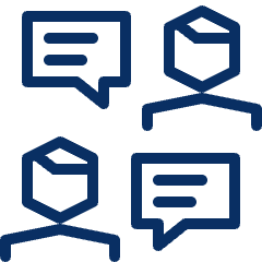 Business Chat 4 Icon from Cyber Line Set