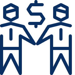 Business Deal Icon from Cyber Line Set