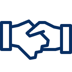 Business Handshake Deal Icon from Cyber Line Set