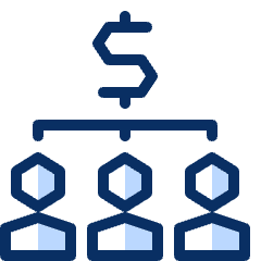 Business Hierarchy Icon from Cyber Duotone Set