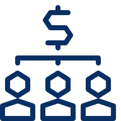 Business Hierarchy Icon from Cyber Line Set