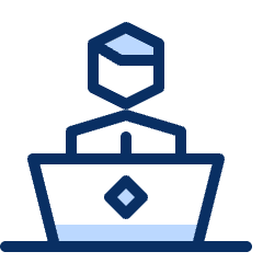 Business Laptop 1 Icon from Cyber Duotone Set