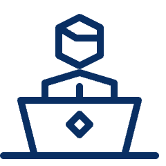 Business Laptop 1 Icon from Cyber Line Set