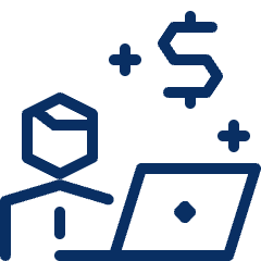 Business Laptop 2 Icon from Cyber Line Set