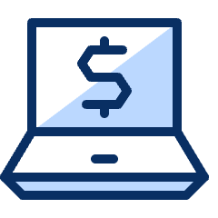 Business Laptop 4 Icon from Cyber Duotone Set