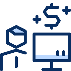 Business PC 1 Icon from Cyber Duotone Set