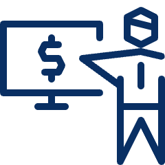 Business Presentation 1 Icon from Cyber Line Set