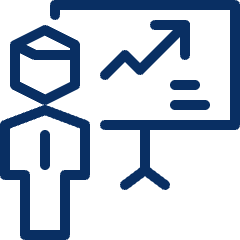 Business Presentation 3 Icon from Cyber Line Set