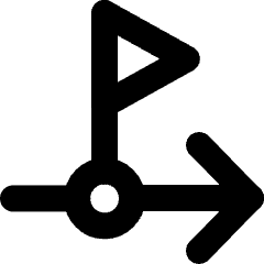 Business Progress Bar Icon from Micro Line Set