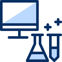 Business Science Lab Icon from Cyber Duotone Set