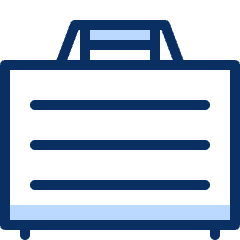 Business Suitcase 3 Icon from Cyber Duotone Set