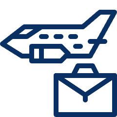 Business Trip Icon from Cyber Line Set