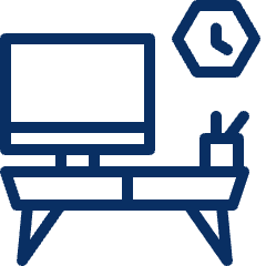 Business Work Station 1 Icon from Cyber Line Set