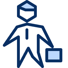 Businessman Icon from Cyber Duotone Set