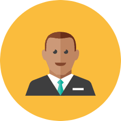 Businessman 3 Icon from Kameleon Colors Set