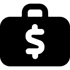 Cash Briefcase Icon from Ultimate Bold Set