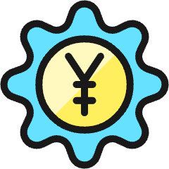 Cash Toggle Yen Yuan Icon from Ultimate Colors Set