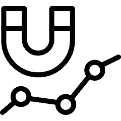 Inbound Marketing Magnet Chart Icon from Ultimate Light Set