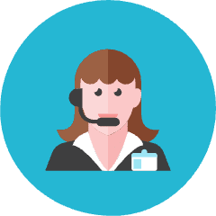 Telemarketer Woman 2 Icon from Kameleon Colors Set