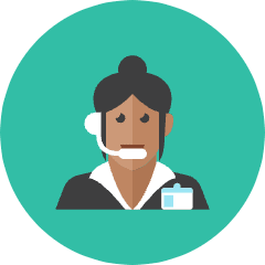 Telemarketer Woman 3 Icon from Kameleon Colors Set