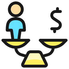 User Cash Scale 1 Icon from Ultimate Colors Set