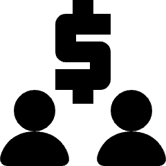 Business Deal Cash Exchange Icon from Nova Solid Set