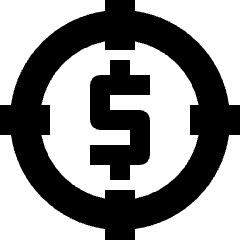 Business Target Icon from Nova Solid Set