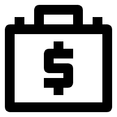 Cash Briefcase Icon from Nova Line Icons Set