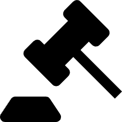 Law Hammer Icon from Nova Solid Set