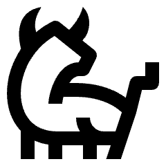 Market Bull Icon from Nova Line Icons Set