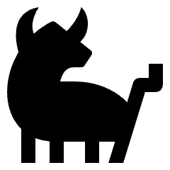 Market Bull Icon from Nova Solid Set