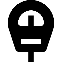 Parking Meter Icon from Nova Solid Set