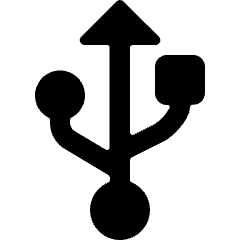 Usb Port 1 Icon from Ultimate Bold Set