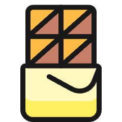 Chocolate Bar Icon from Ultimate Colors Set