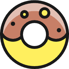 Donut Icon from Ultimate Colors Set