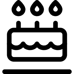 Cake Birthday Icon from Ultimate Regular Set