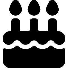 Cake Birthday Icon from Ultimate Bold Set