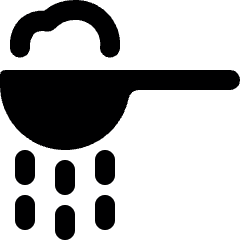 Cake Sifter Icon from Ultimate Bold Set