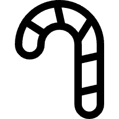 Cake Sugar Cane Icon from Ultimate Regular Set