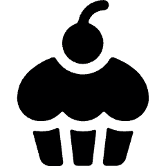 Cupcake Icon from Ultimate Bold Set